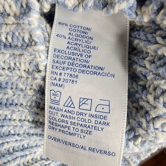 Tommy Hilfiger Light Blue Marled Sweater - Picture 8 of 10